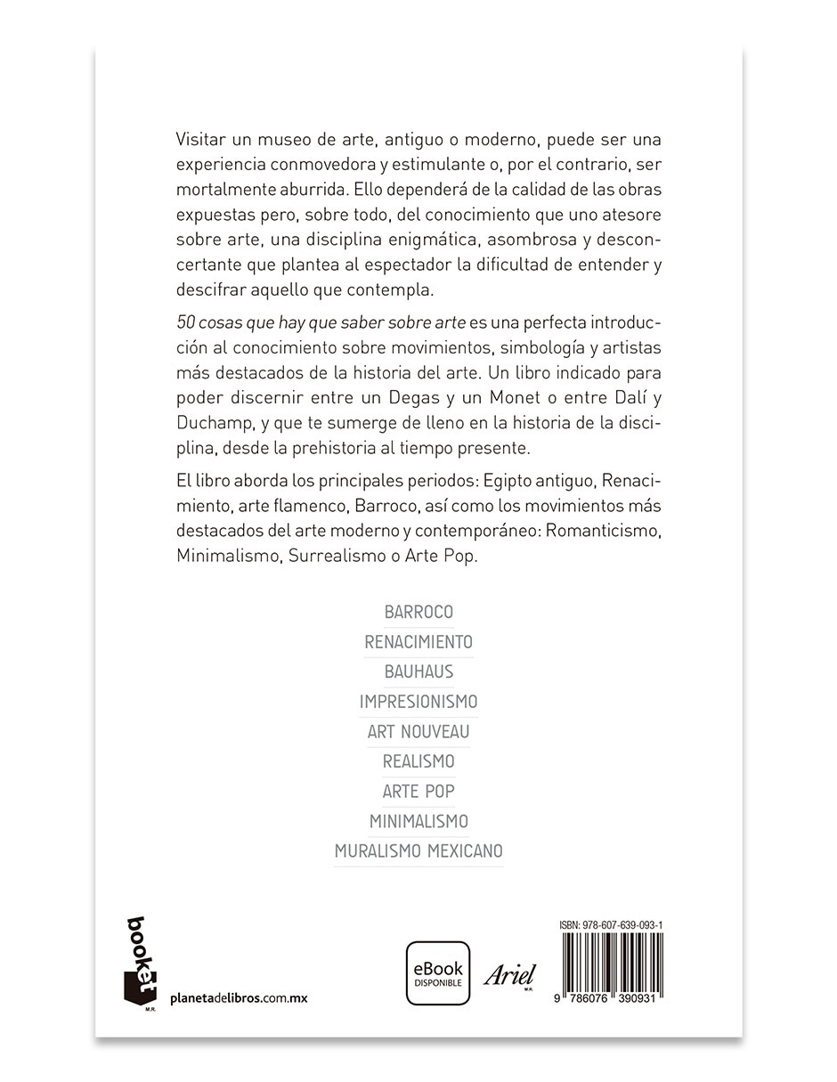 Libro 50 cosas que hay que saber sobre arte de Susie Hodge 2