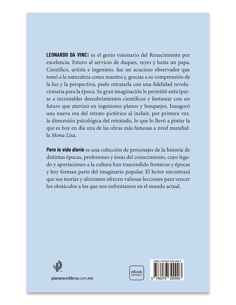 Libro Da Vinci para la vida diaria de Estudio PE S.A.C 2