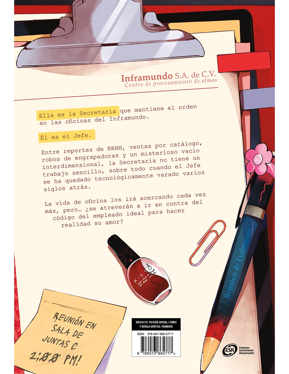 Libro La Secretaria Del Inframundo De Montserrat Castro / Paulina Márquez 2