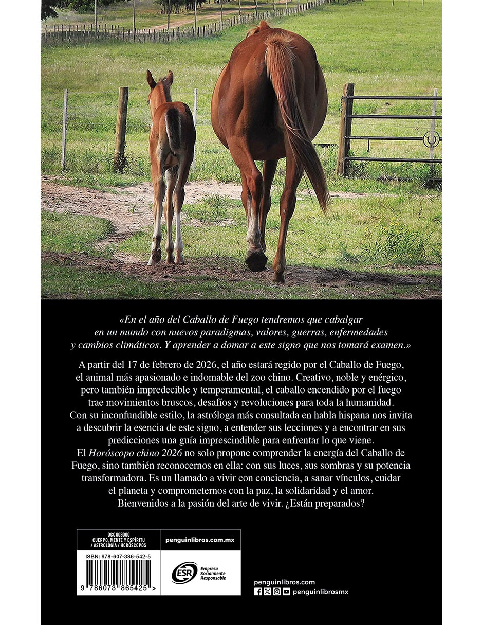 Libro HORÓSCOPO CHINO 2026 de LUDOVICA SQUIRRU DARI 2