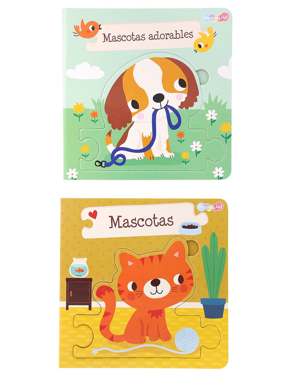 Set 2 libros Mascotas + Mascotas adorables de
