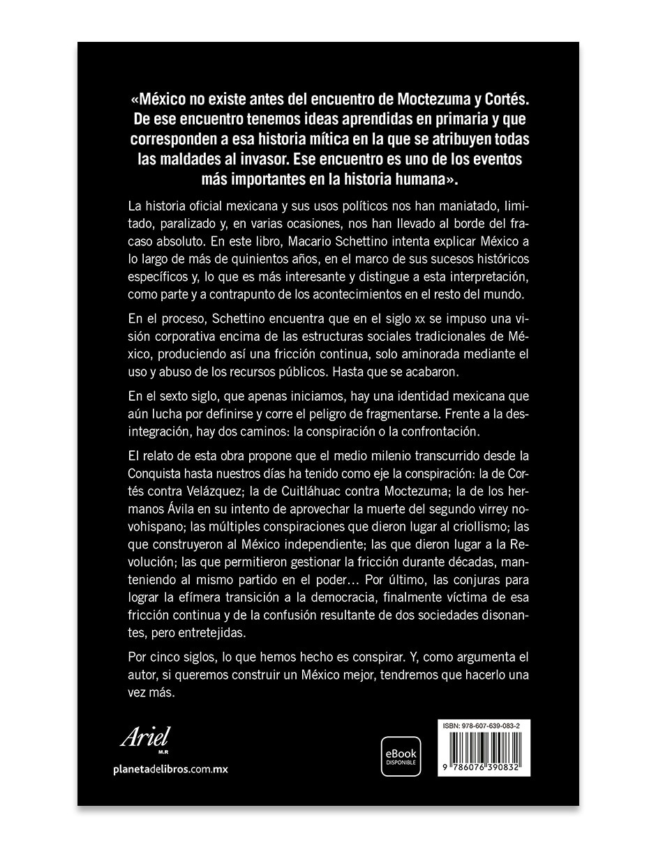 Libro Conspiraciones de Macario Schettino 3
