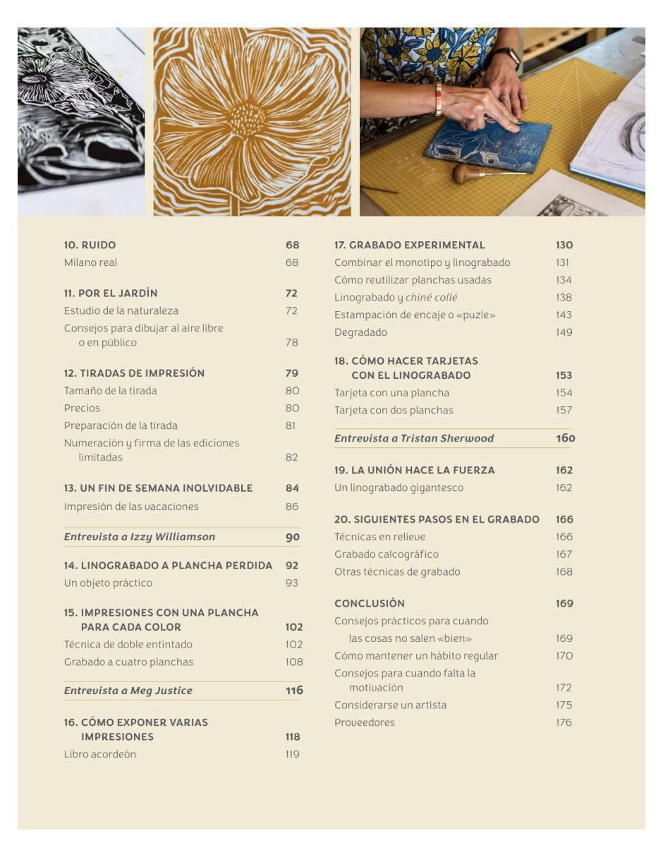 Libro Grabado En Linóleo de Sam Maeshall 4