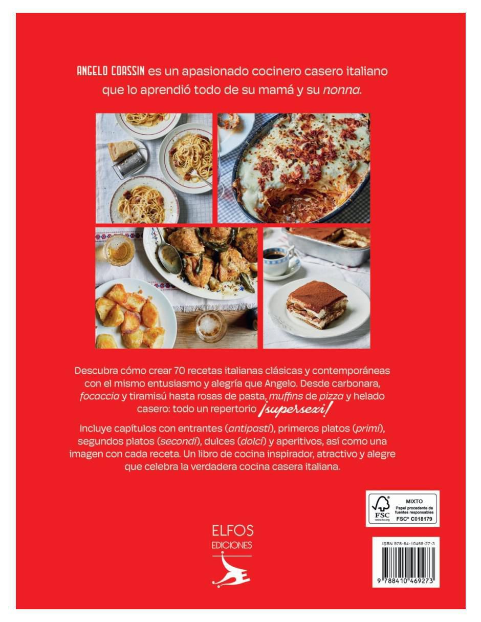 Libro Cocine Como Un Auténtico Italiano de Angelo Coassin 2
