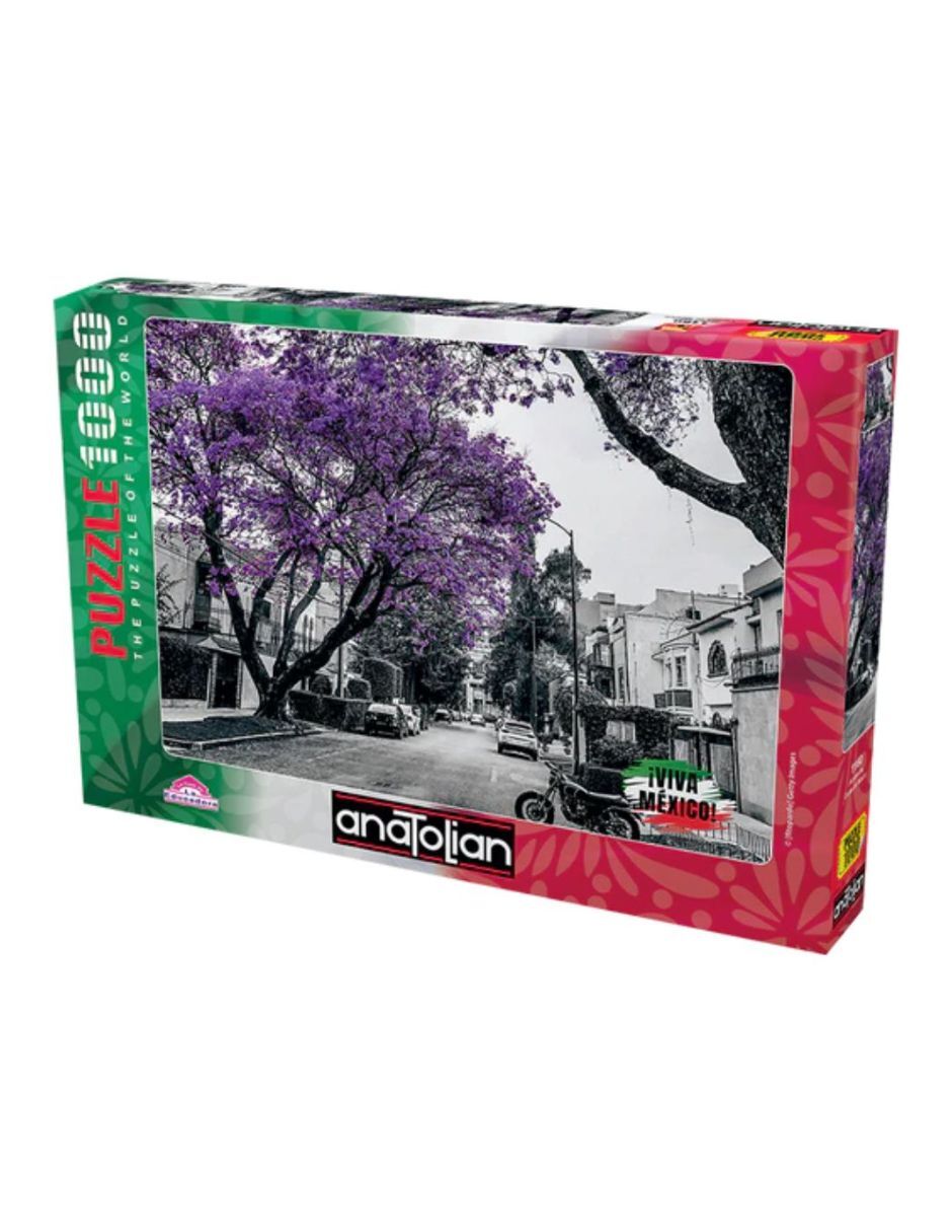 Rompecabezas jacarandas, ciudad de México 1000 piezas