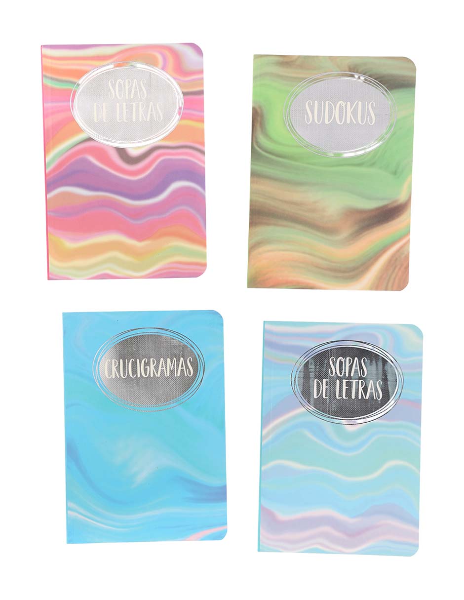 Set 4 libros Sopas de letras de Dreams Art