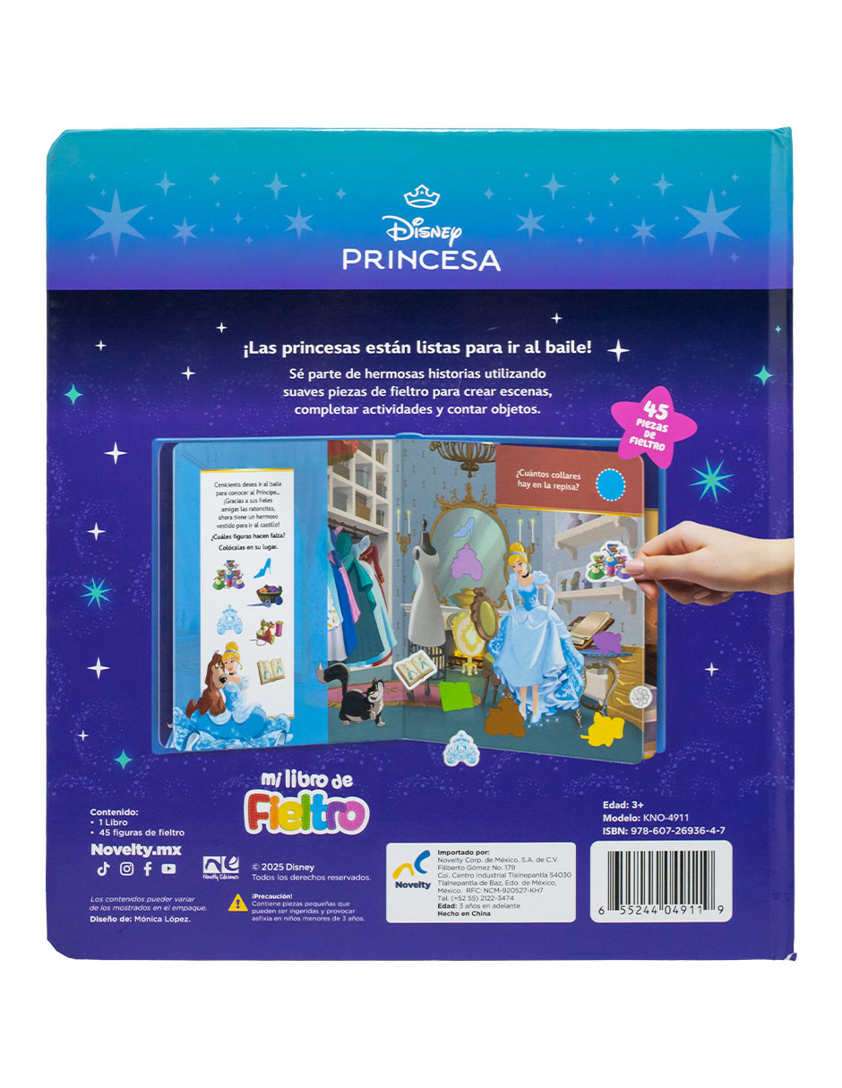 Libro Libro Preescolar de Fieltro Princesas de Ediciones 4