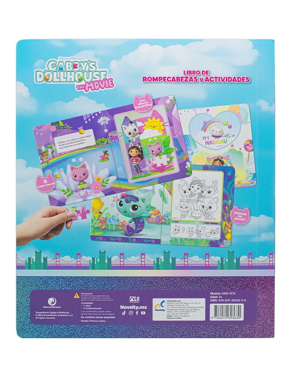Libro Libro de Actividades con Rompecabezas Gdh de Ediciones 4