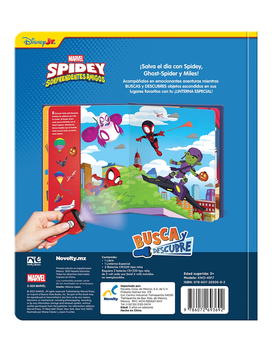 Libro Libro de Actividades Busca y Descubre Spidey de Ediciones 4