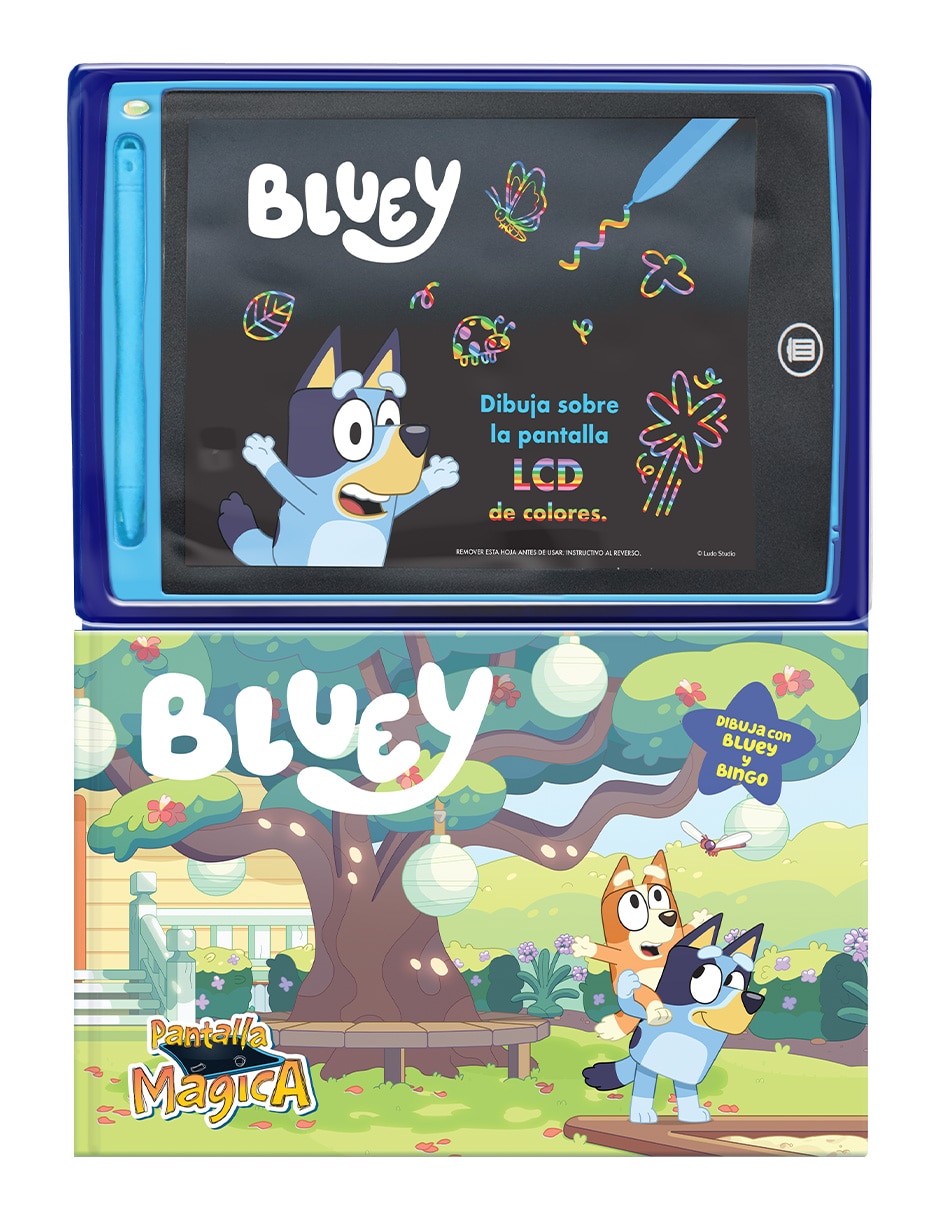 Libro Libro de Actividades con Pantalla Mágica Bluey de Ediciones