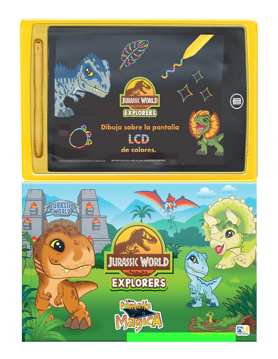 Libro Libro de Actividades con Pantalla Mágica Jurassic Explorers de Ediciones