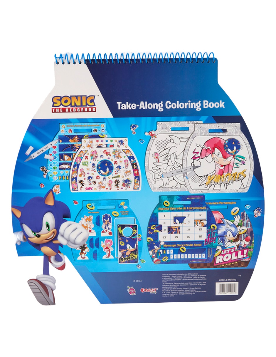 Libro The Hedgehog: Take-Along Coloring Book de Best Trading 4