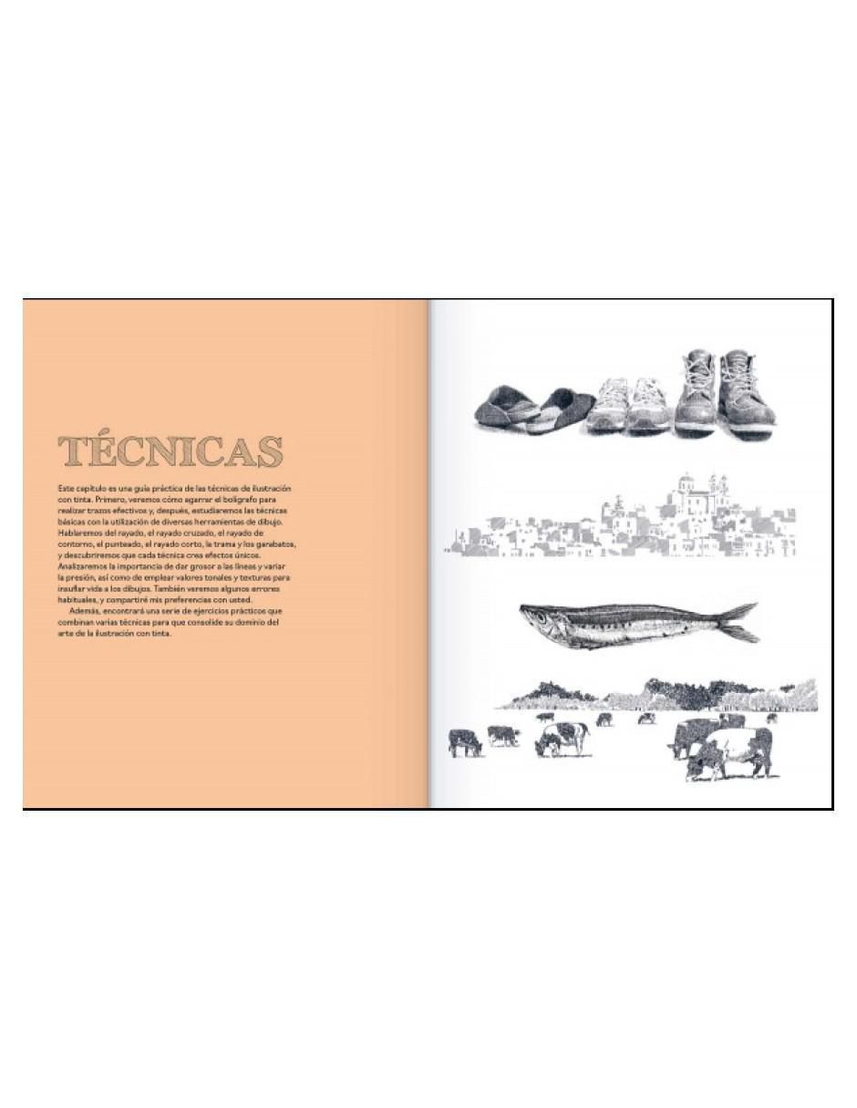 Libro Técnicas de Dibujo con Pluma y Tinta de Morales David 4