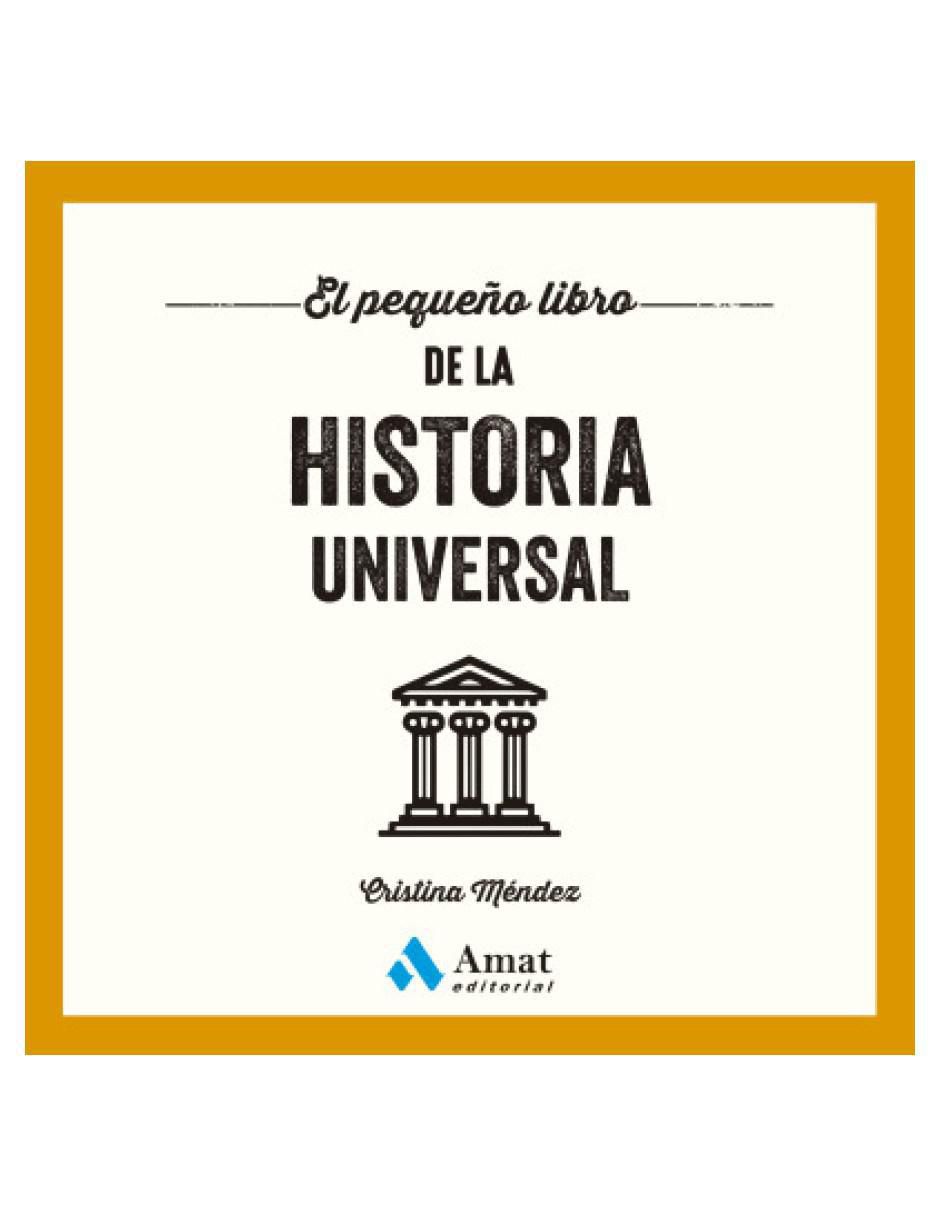 Libro El Pequeño de la Historia Universal de Mendez Cristina