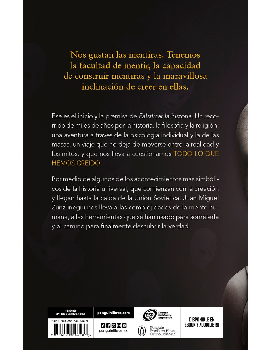 Libro Falsificar la Historia de Juan Miguel Zunzunegui 2