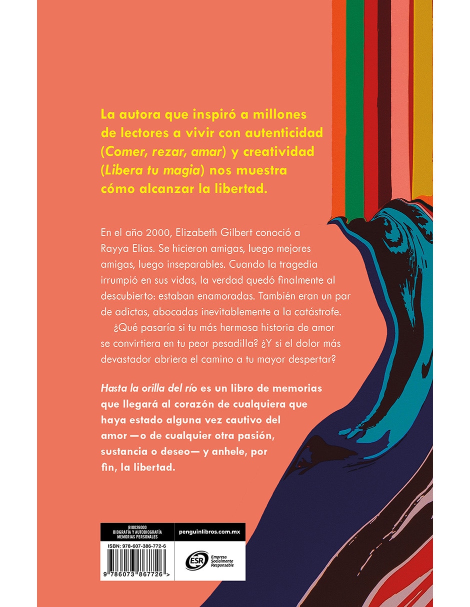 Libro Hasta la Orilla Del Rio de Elizabeth Gilbert 2