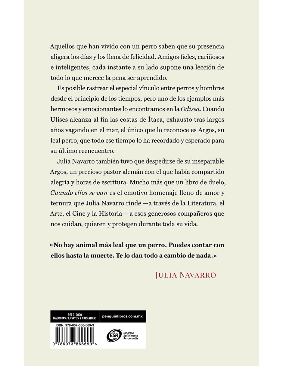 Libro Cuando Ellos Se Van de Julia Navarro 2