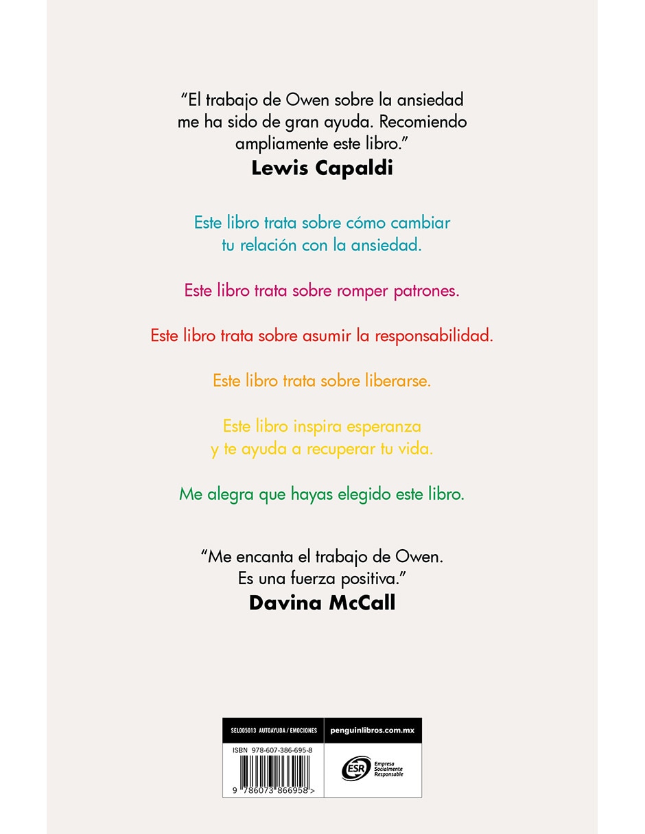 Libro Adictos A la Ansiedad de Owen O´Kane 2