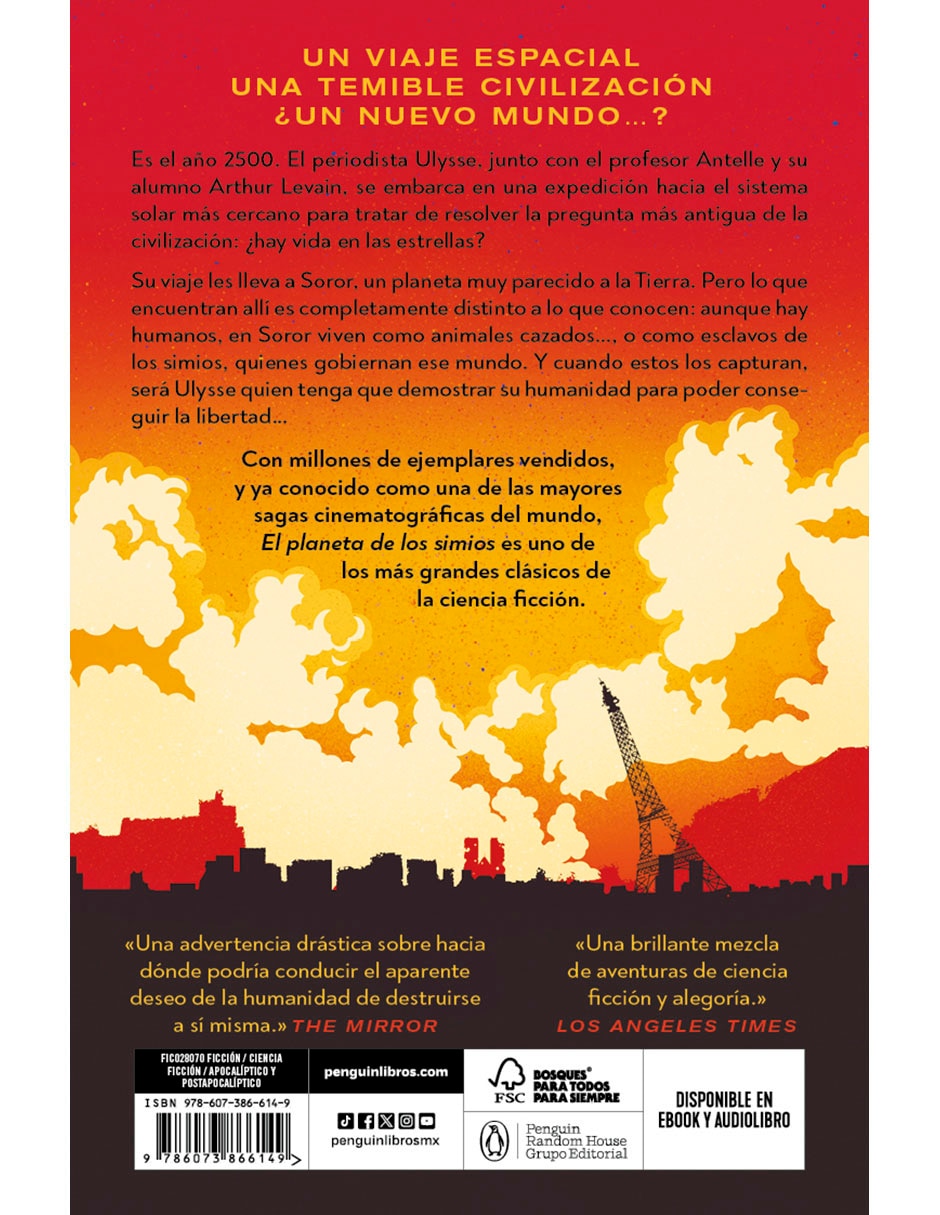 Libro El Planeta de Los Simios de Pierre Boulle 2
