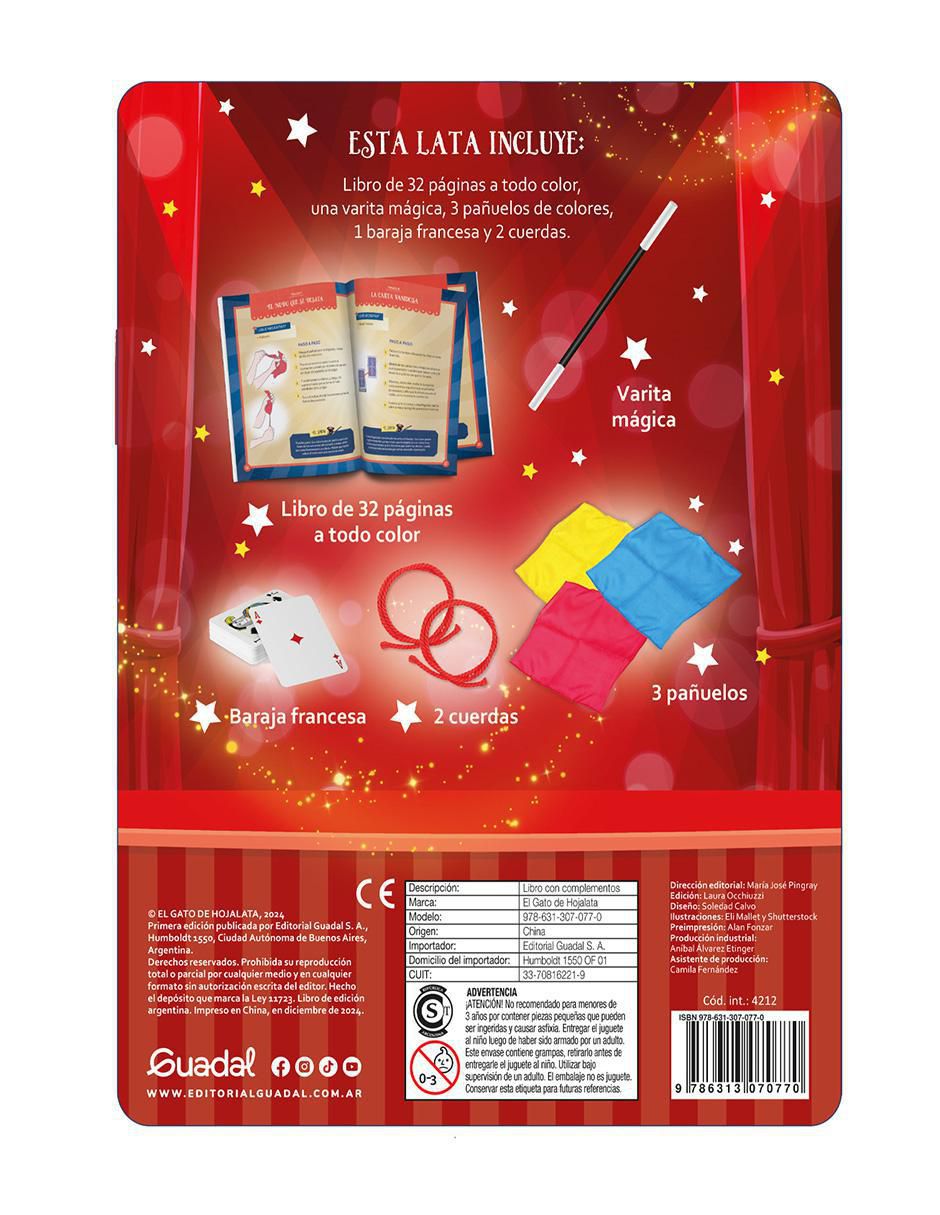 Libro Mi Gran Show de Magia Kit Completo para Pequeños Magos de Guadal El gato de Hojalata 2