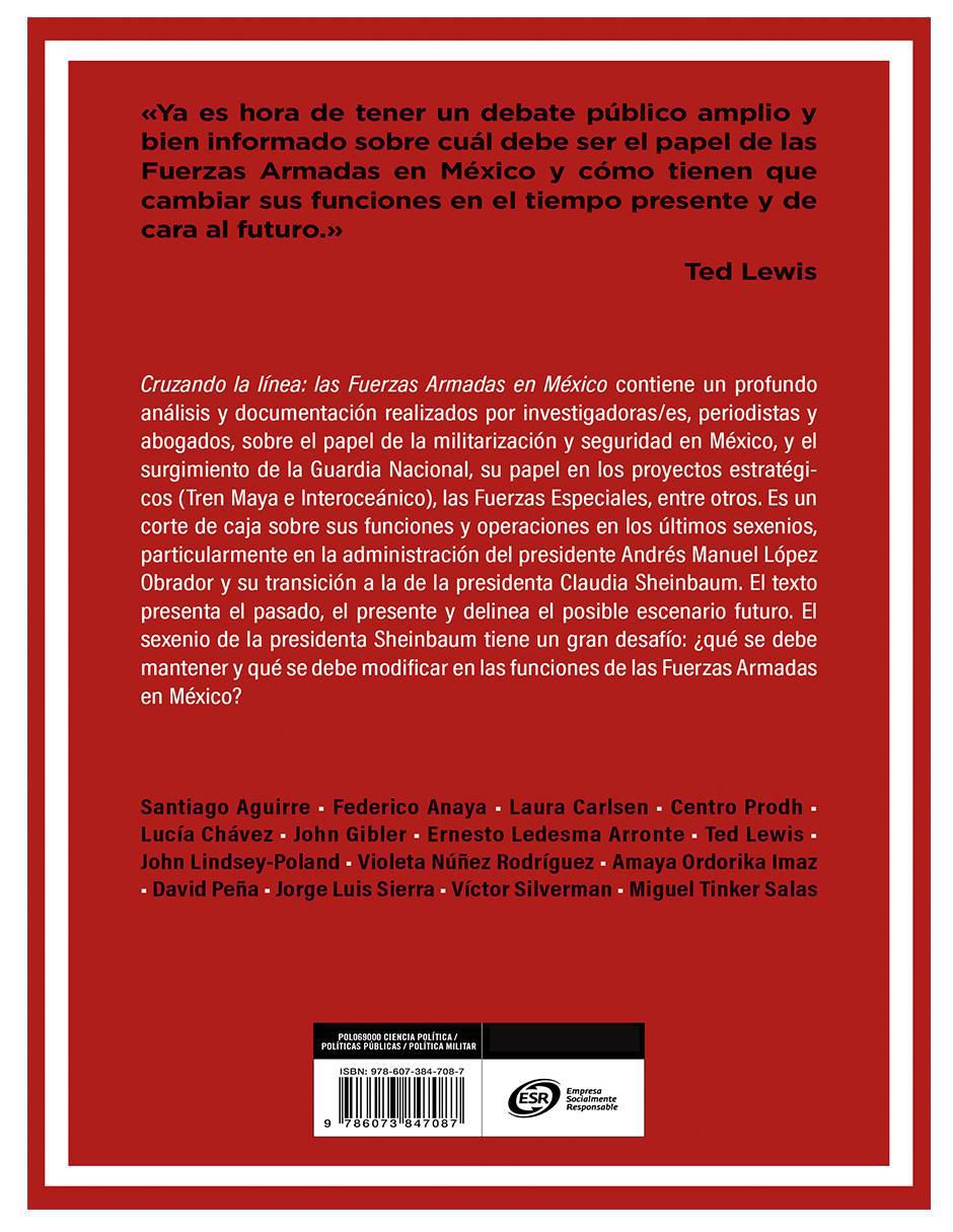 Llibro Cruzando la Línea de Amaya Ordorika Imaz, Ted Lewis,
Ernesto Ledesma Arronte 3