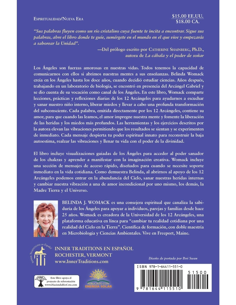 Libro Lecciones De Los 12 Arcángeles. Intervención Divina En La Vida Cotidiana de Belinda J. Womack y Catherine Shainberg 2