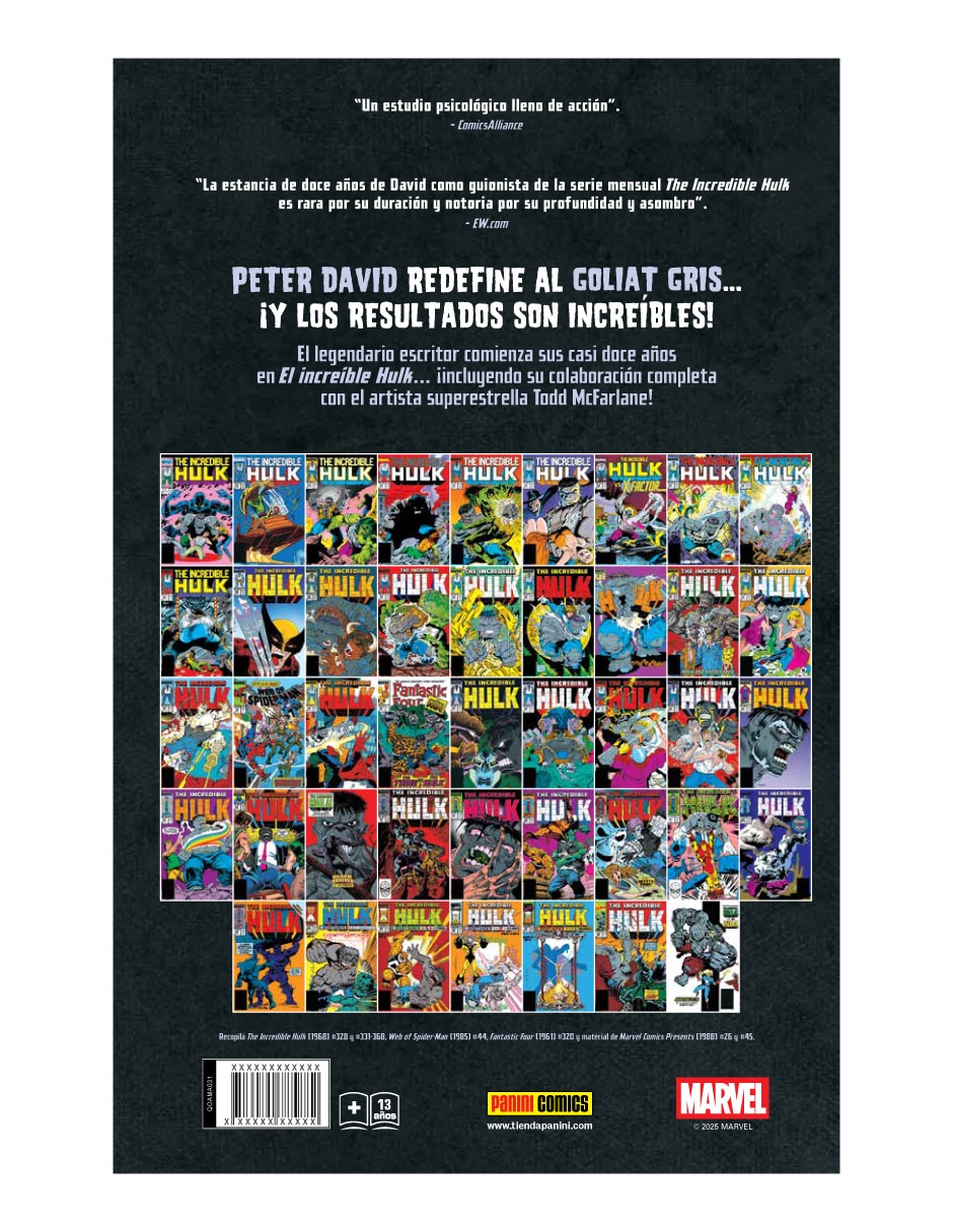 Cómic Hulk de Peter David Vol.01 (Marvel Omnibus) 2
