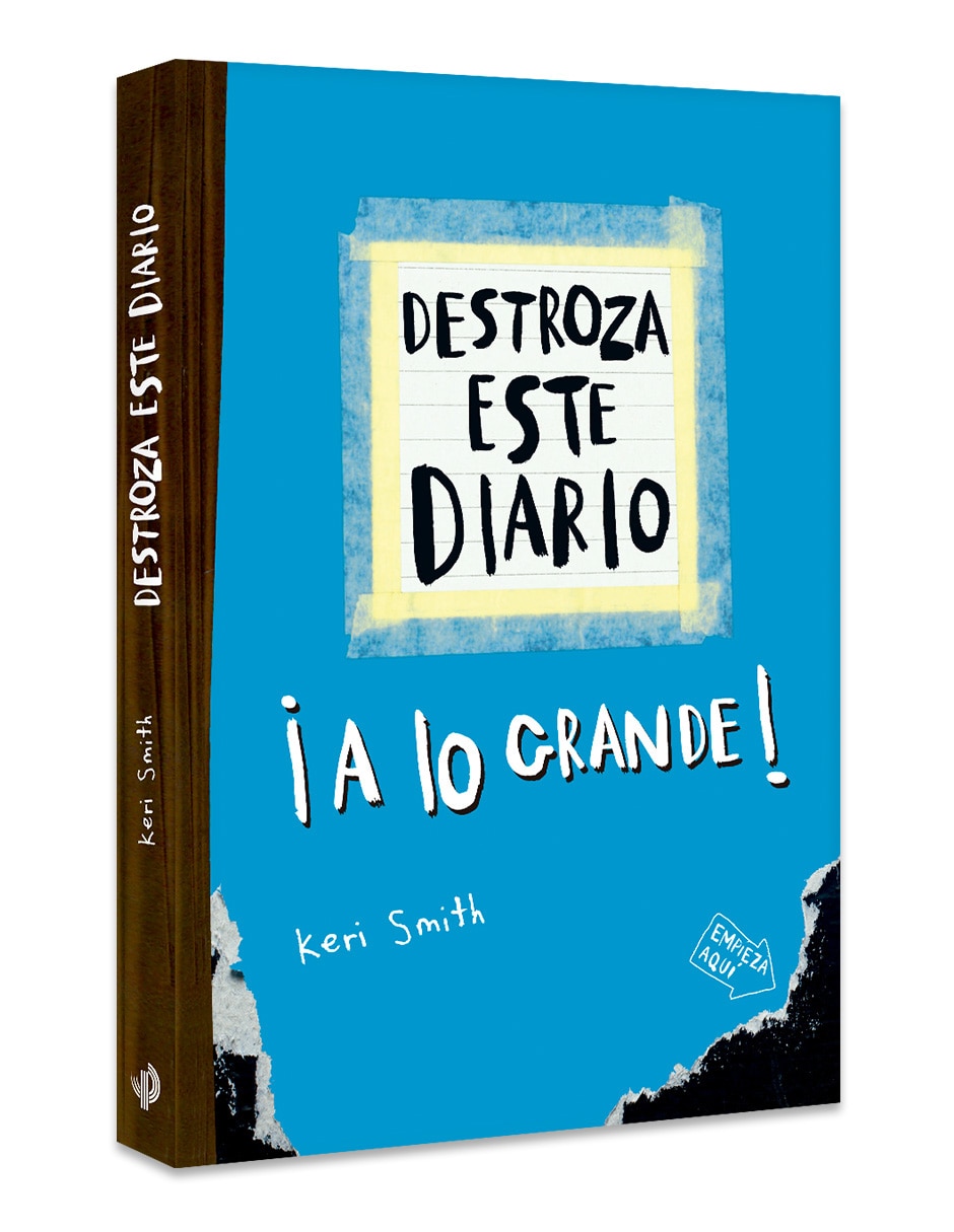 Libro Destroza Este Diario. A Lo Grande - Azul Flúor de Keri Smith 3