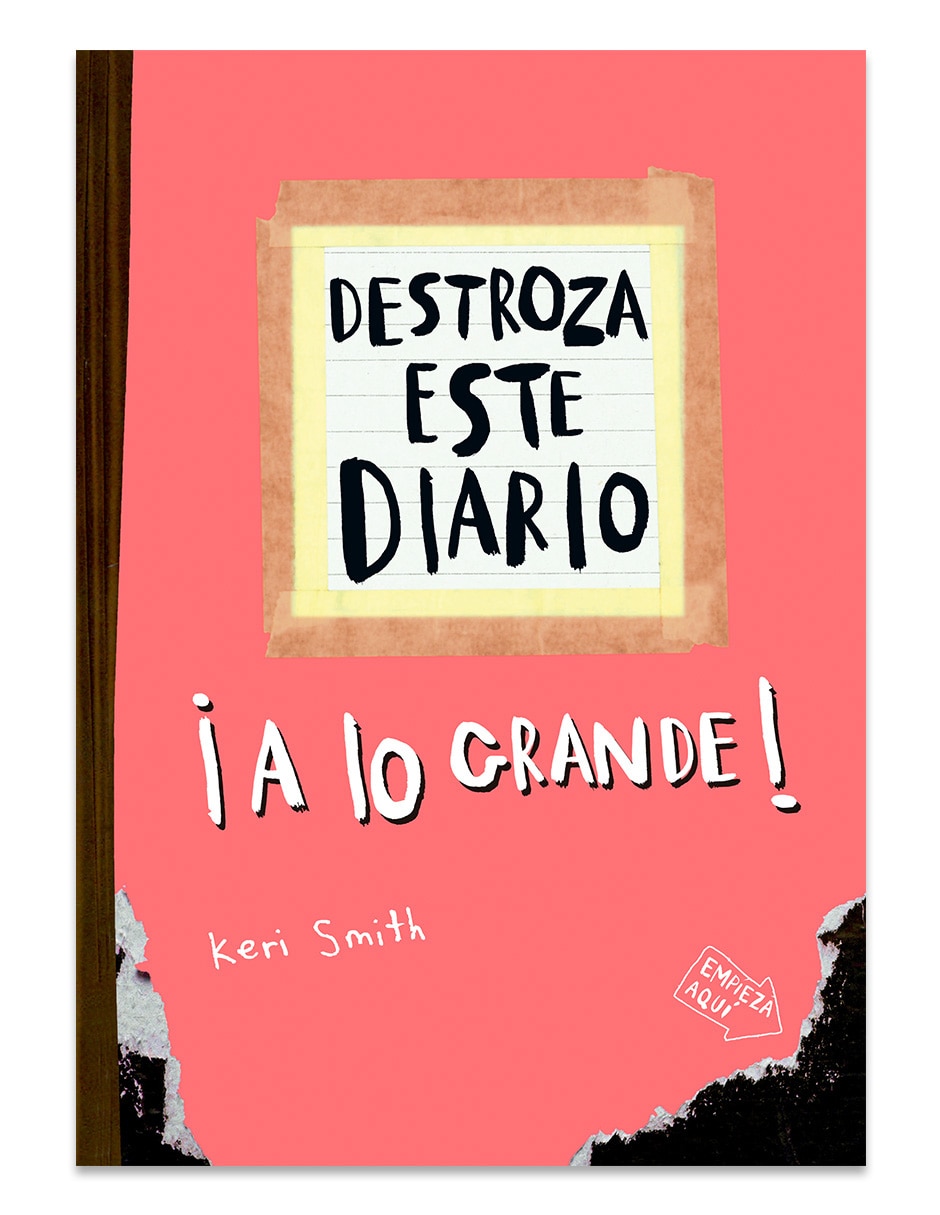 Libro Destroza Este Diario. A Lo Grande - Naranja Flúor de Keri Smith Libro Destroza Este Diario. A Lo Grande - Naranja Flúor de Keri Smith