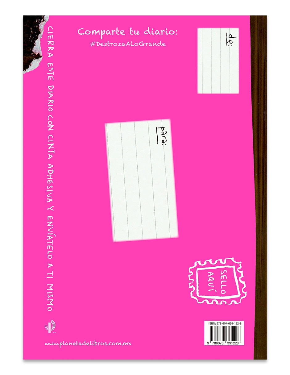 Libro Destroza Este Diario. A Lo Grande - Rosa Flúor de Keri Smith 2