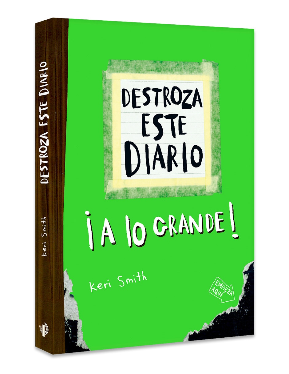 Libro Destroza Este Diario. A Lo Grande - Verde Flúor de Keri Smith 3