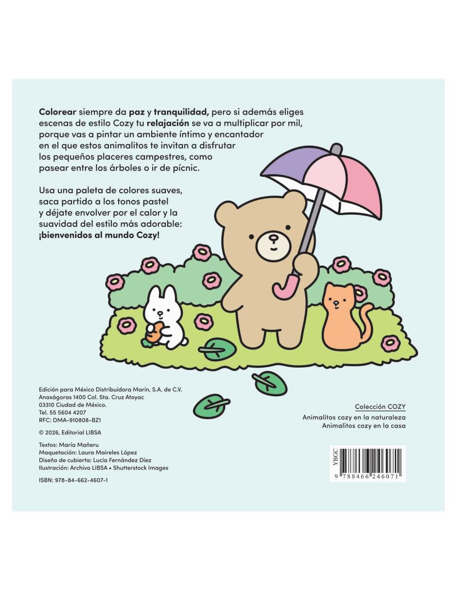 Libro Animalitos Cozy En La Naturaleza de María Mañeru 2