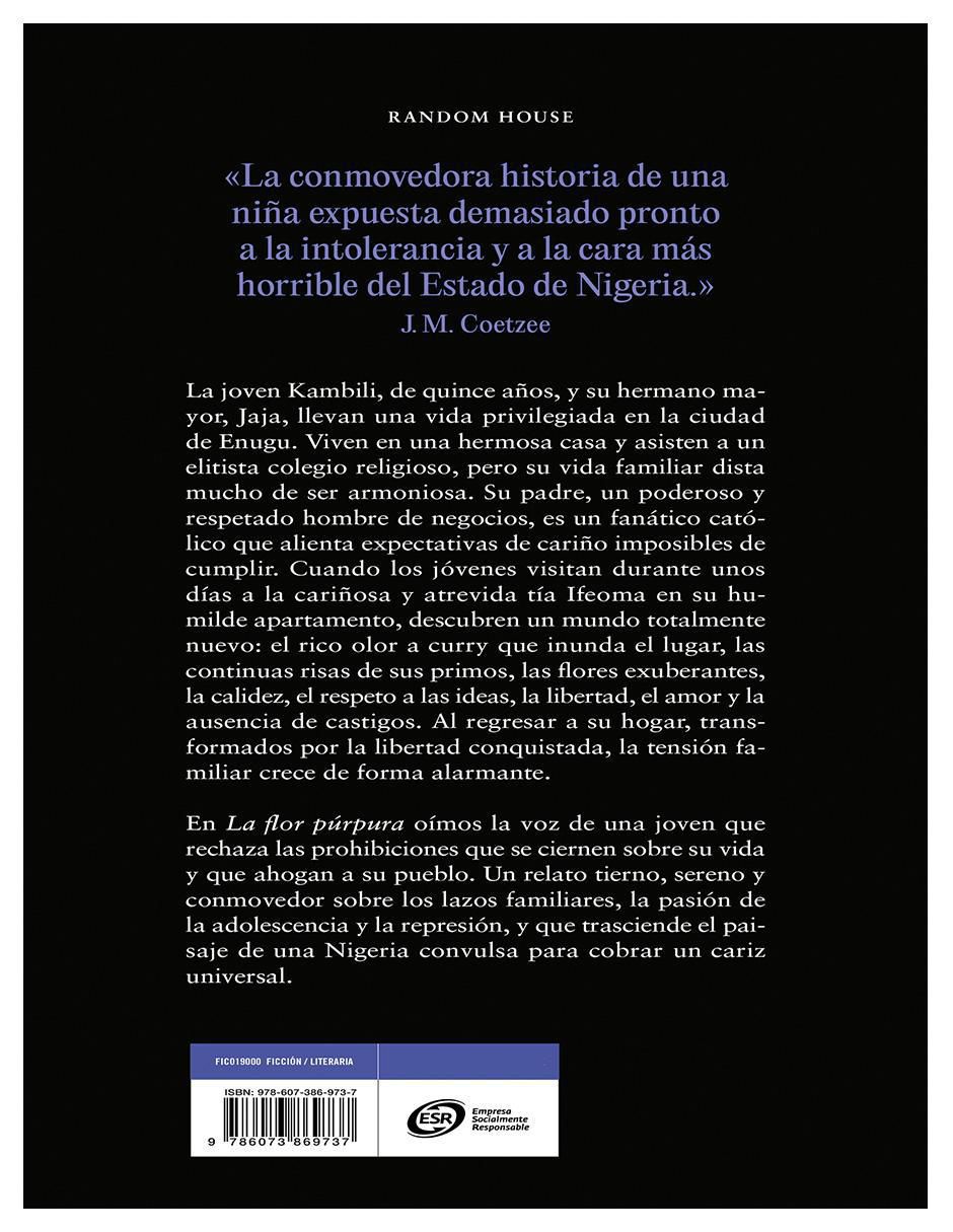 Libro La Flor Púrpura de Chimamanda Ngozi Adichie 3
