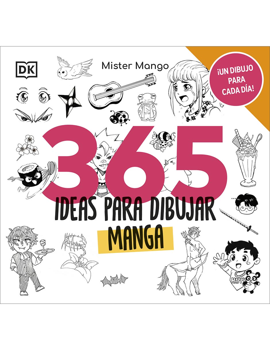 Libro 365 ideas para dibujar manga de Mister Mango