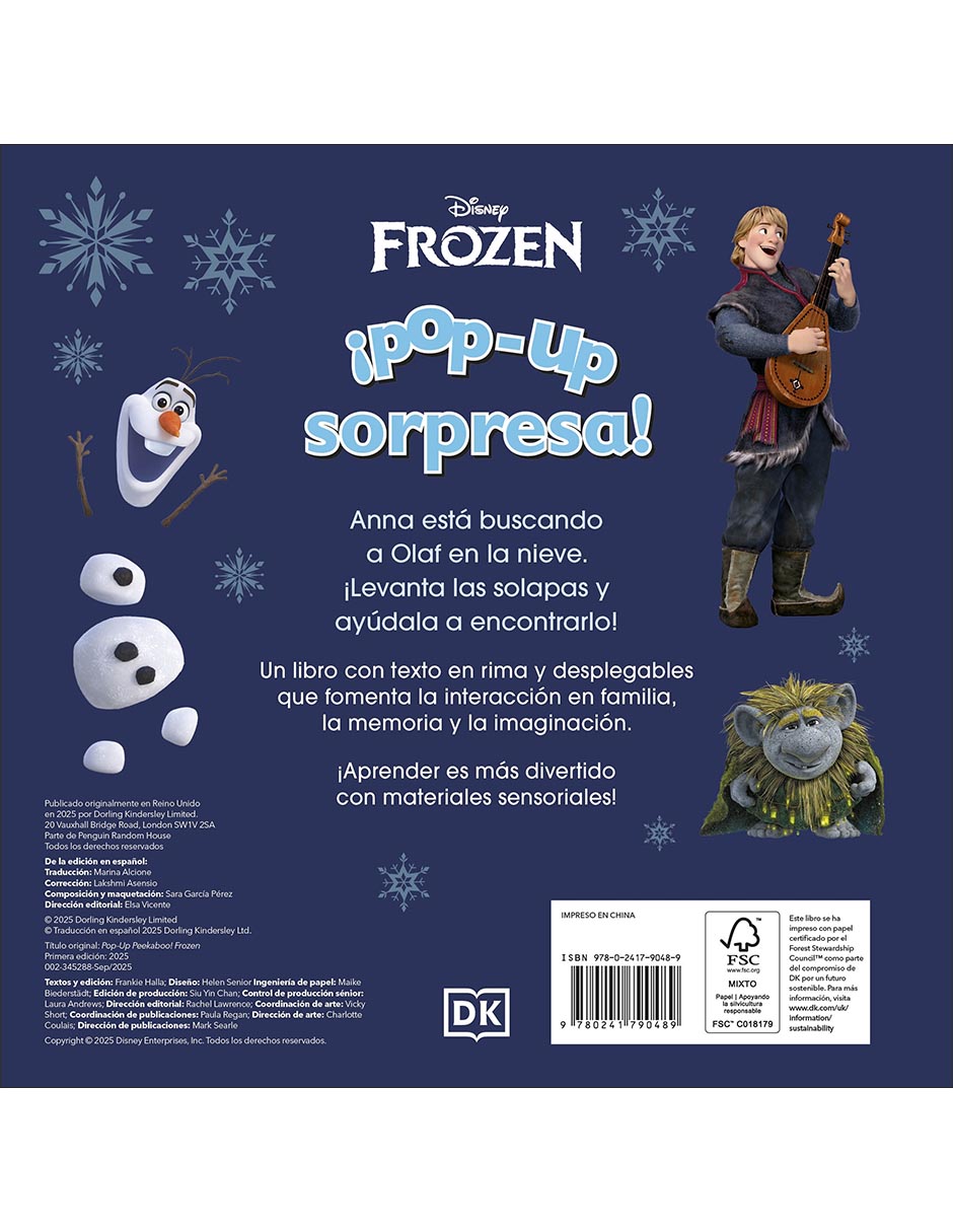 Libro Frozen ¡pop - up sorpresa! de 2