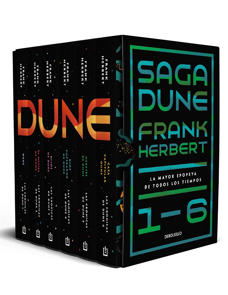 Set 6 libros Saga Dune 1-6. La mayor epopeya de todos los tiempos Set 6 libros Saga Dune 1-6. La mayor epopeya de todos los tiempos