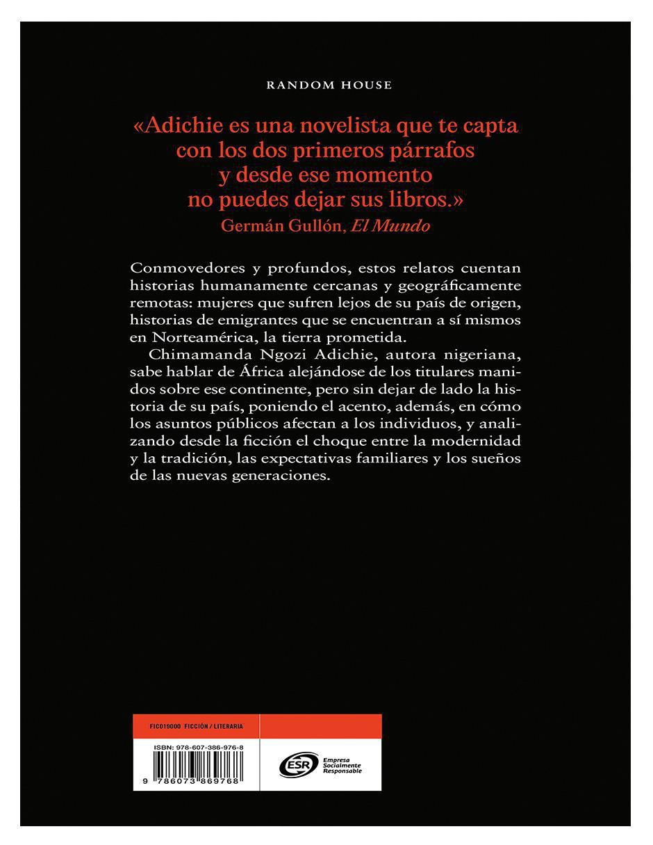 Libro Algo Alrededor de Tu Cuello de Chimamanda Ngozi Adichie 3