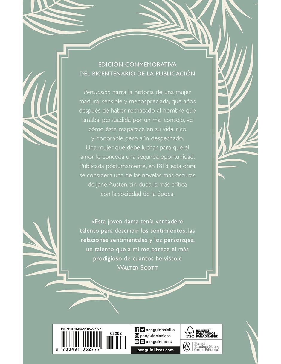 Libro Persuasion (edición conmemorativa) de Jane Austen 2