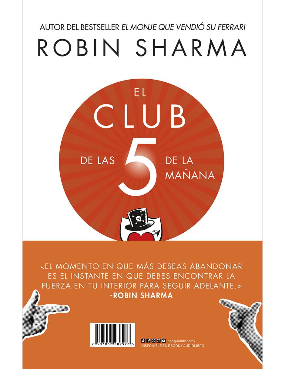 Libro El Club de las 5 de la Mañana de Robin Sharma 2