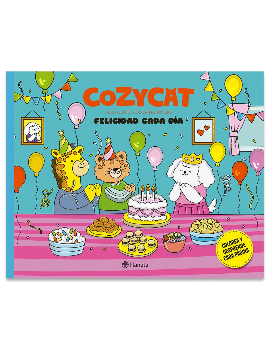 Libro Cozy Cat 2 Felicidad Cada Dia de Estudio Pe Sac