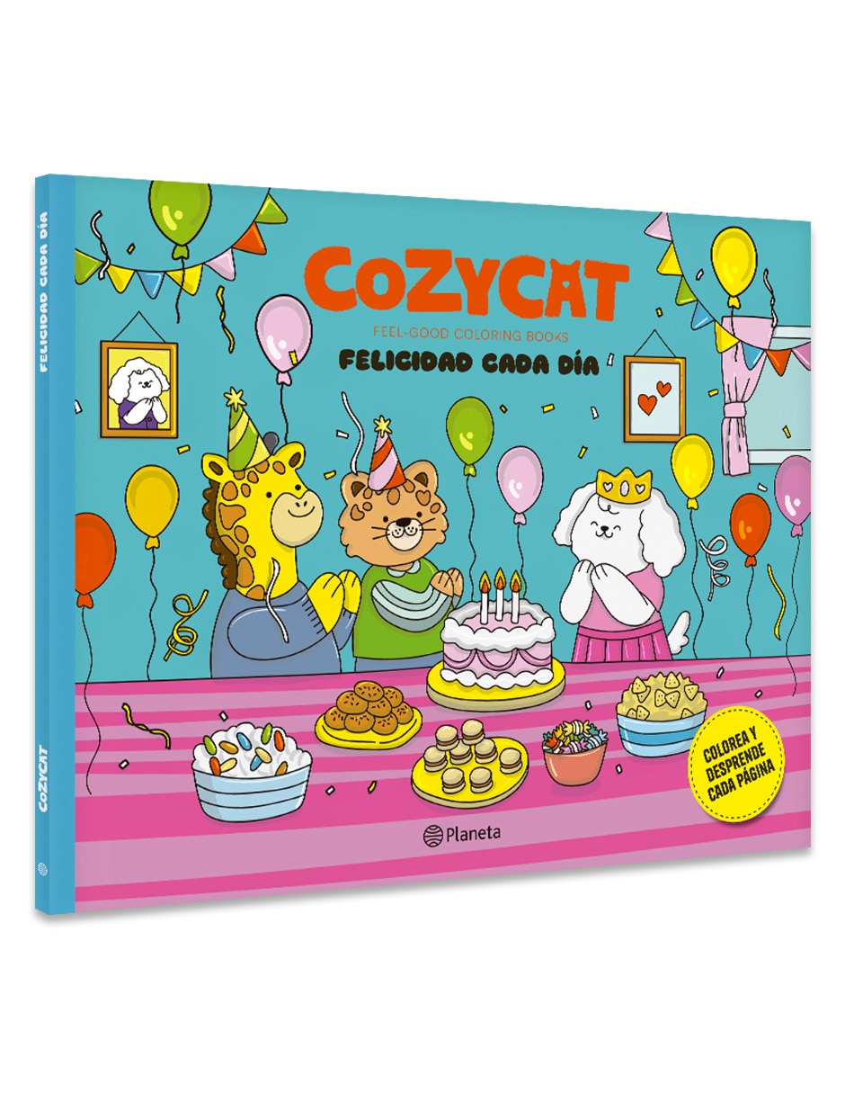 Libro Cozy Cat 2 Felicidad Cada Dia de Estudio Pe Sac 3