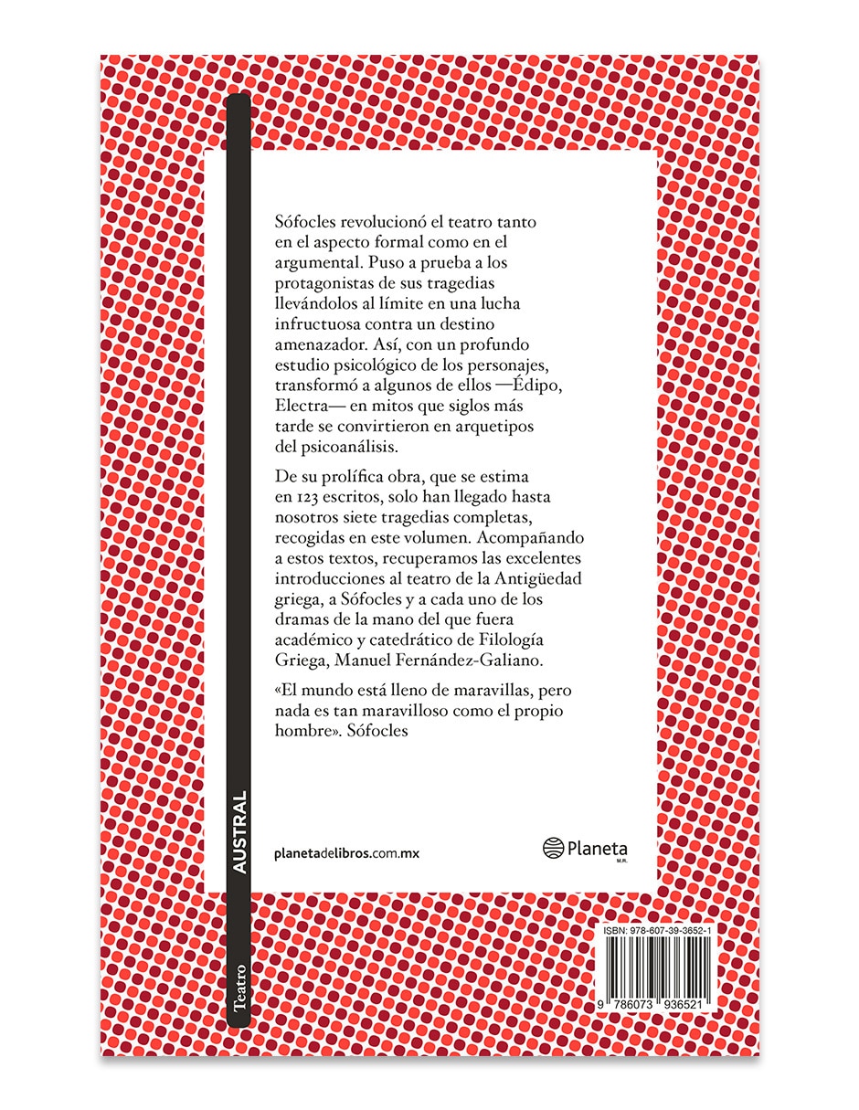 Libro Tragedias de Sófocles 2