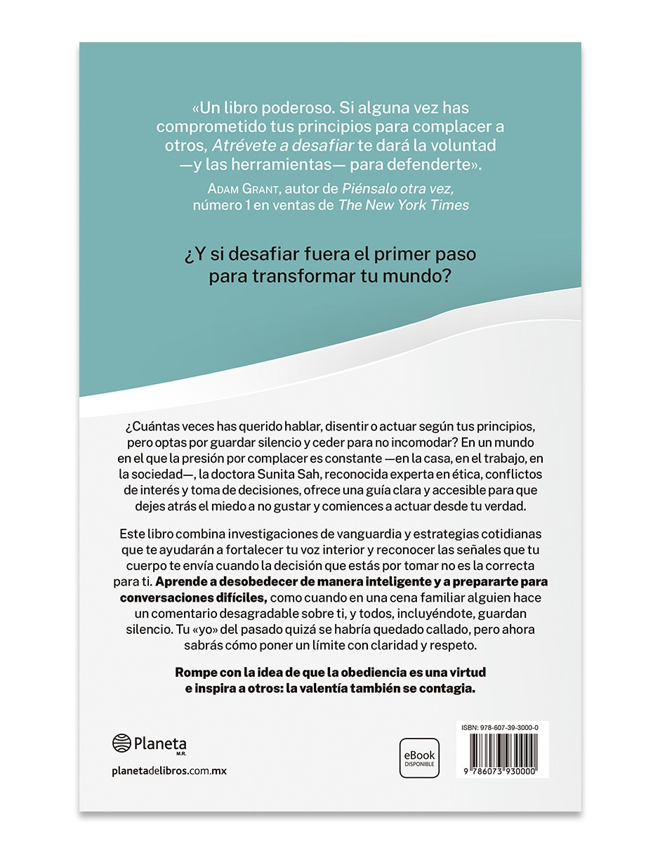 Libro Atrevete A Desafiar de Sunita Sah 2
