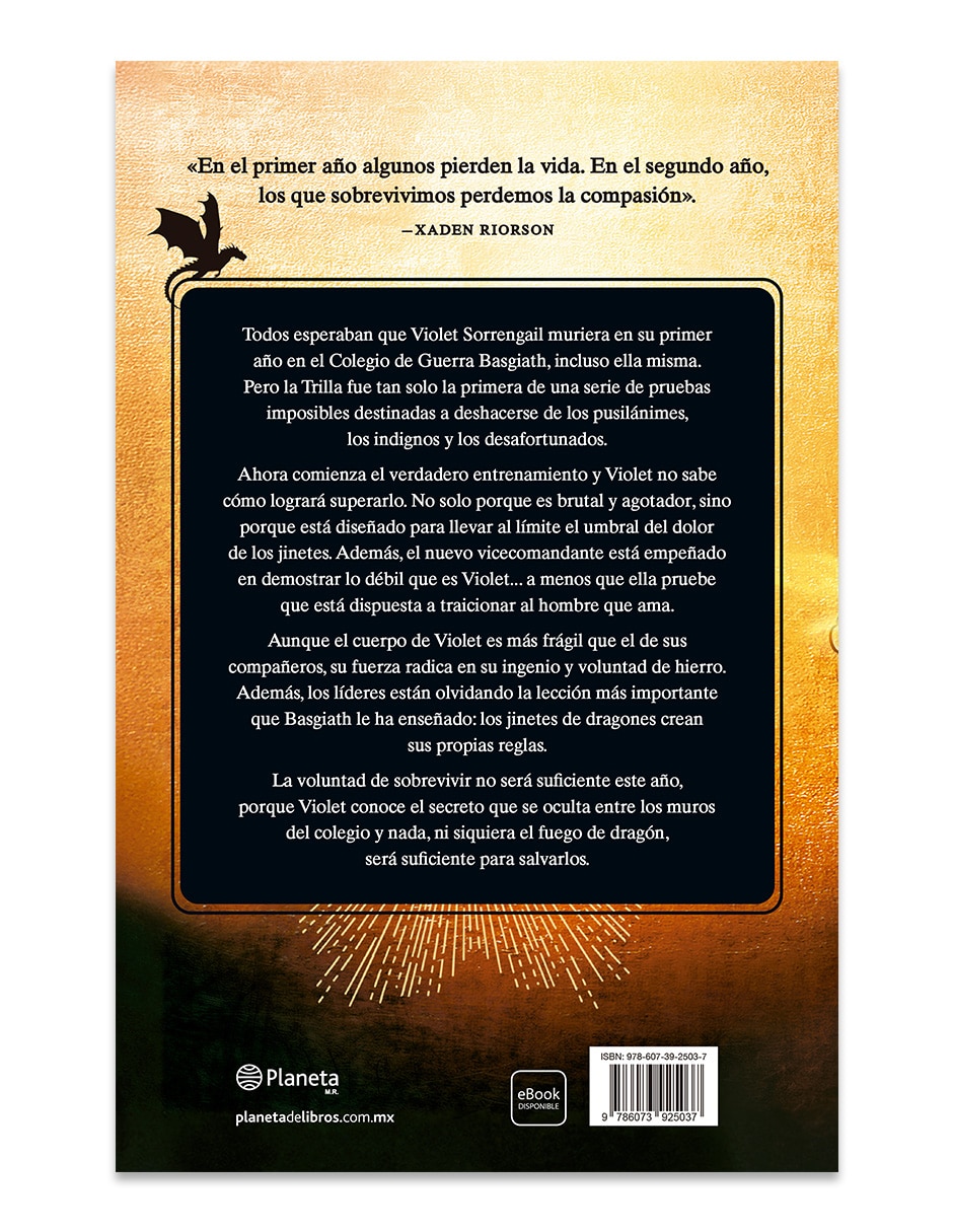 Libro Td Alas De Hierro Empíreo 2 de Rebecca Yarros 2