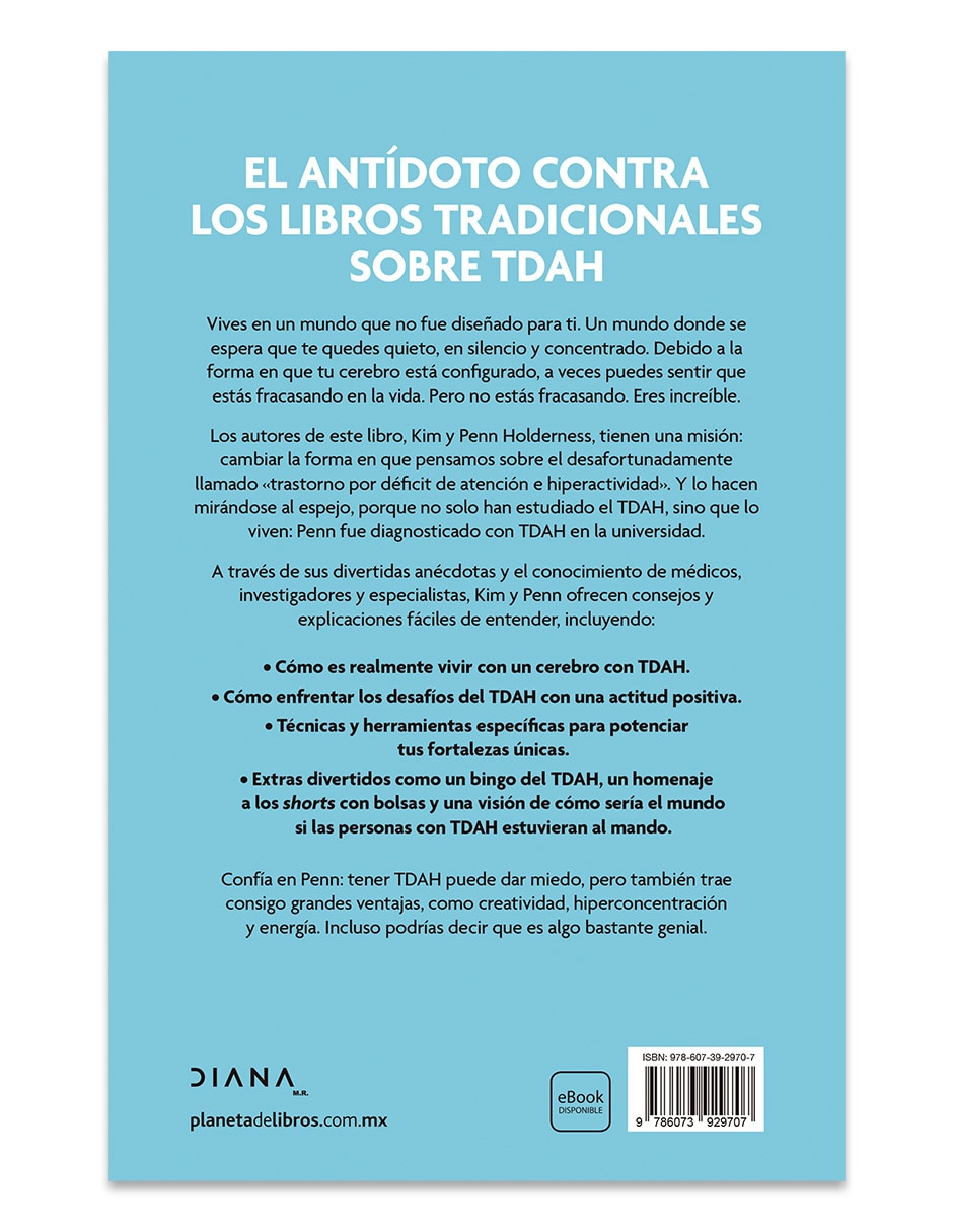 Libro El TDAH Es Genial de Penn Y Kim Holderness 2