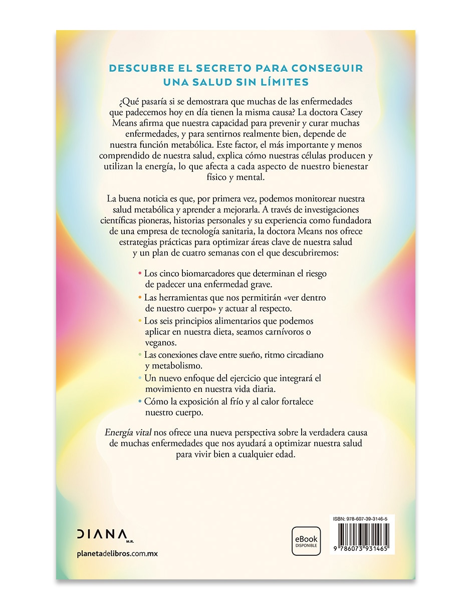Libro Energía Vital de Casey Means 2