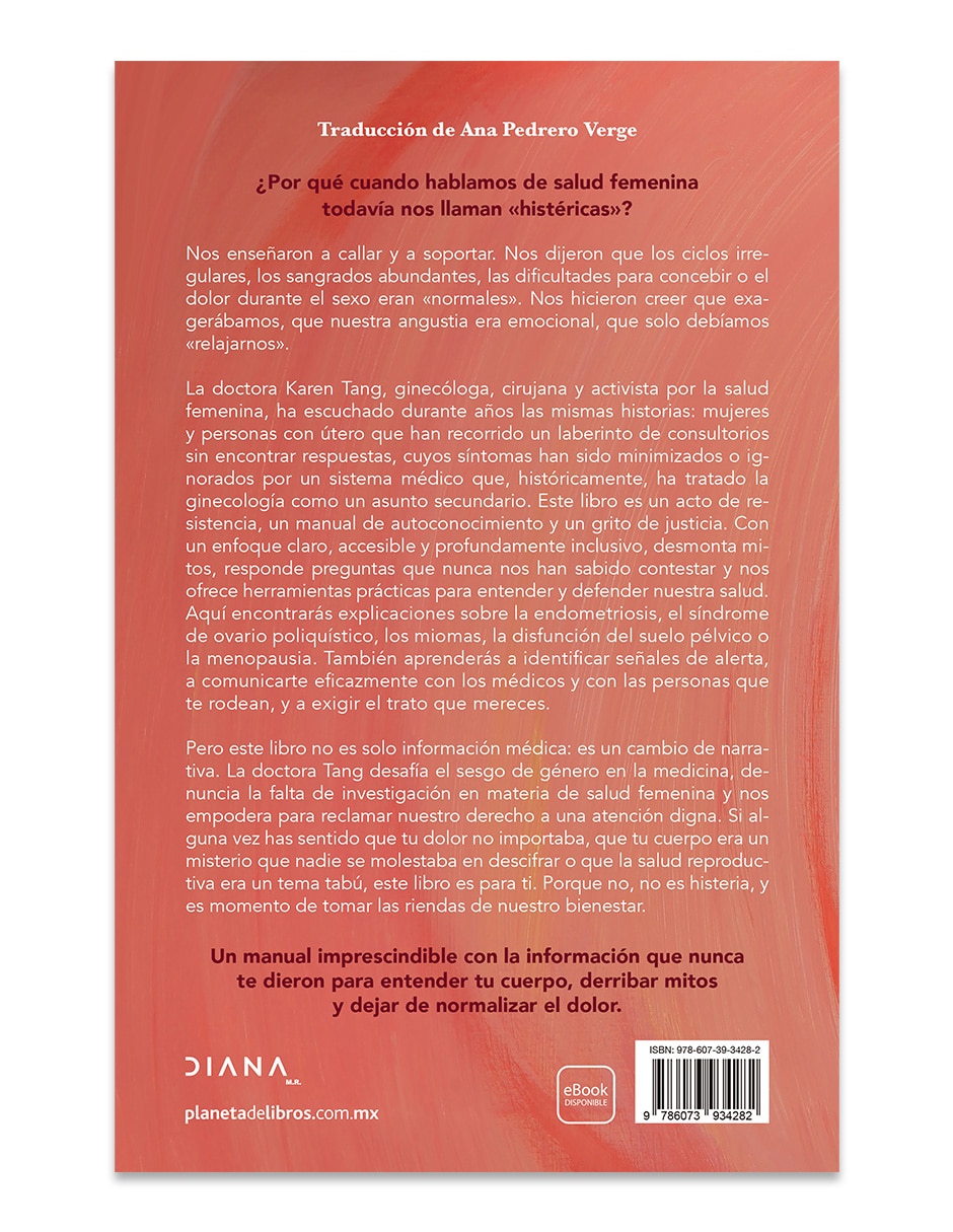 Libro No Es Histeria de Dra. Karen Tang 2