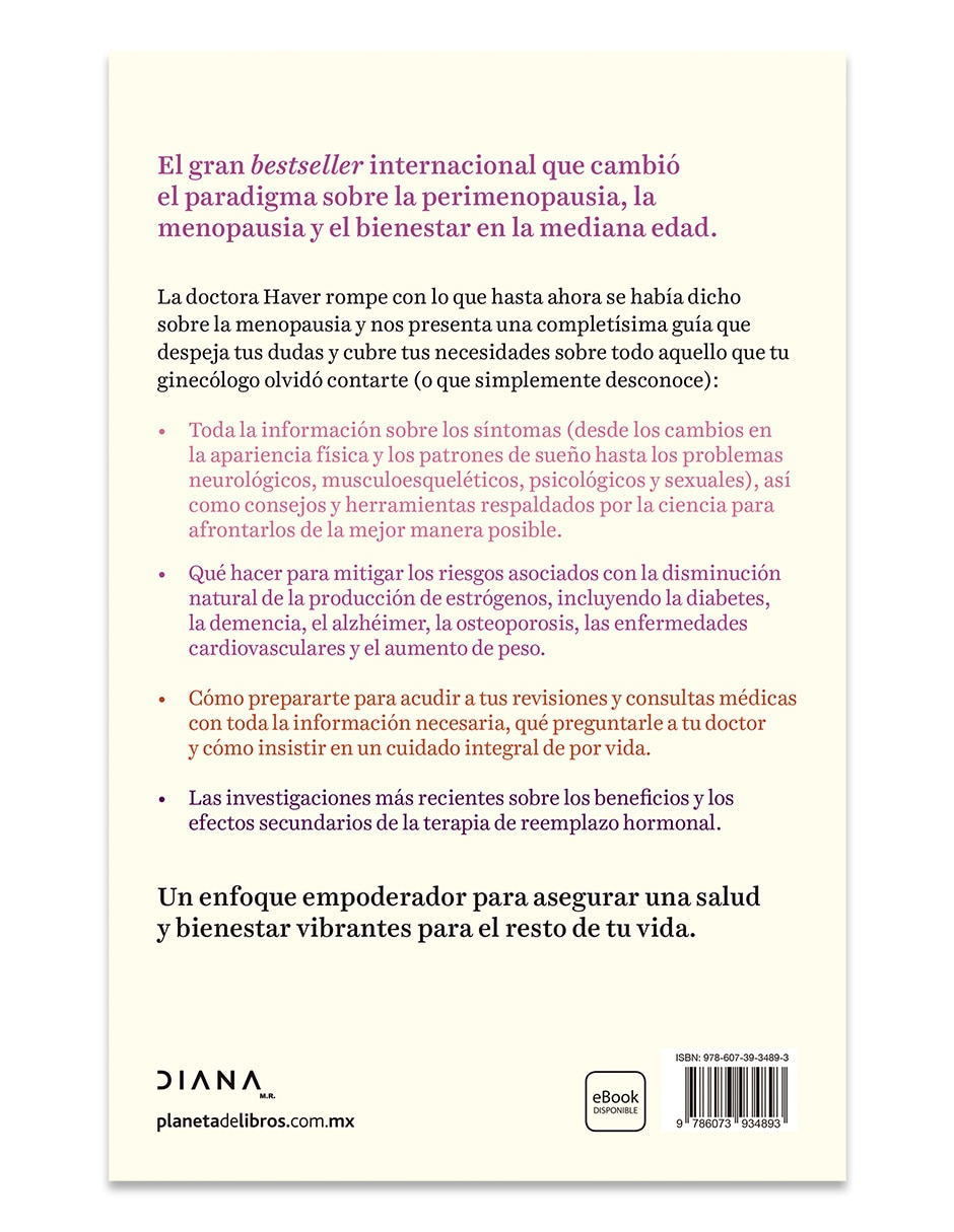 Libro La Nueva Menopausia de Dra. Mary Claire Haver 2