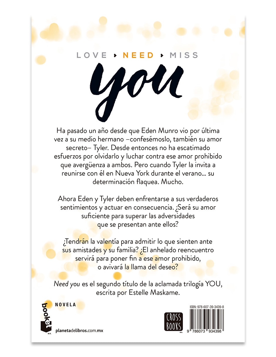 Libro You 2 Need You de Estelle Maskame 2