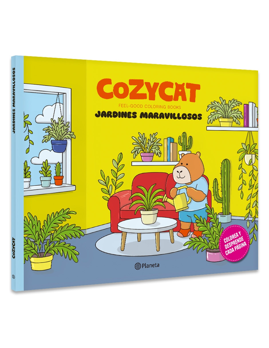 Libro Cozy Cat 5 Jardines Maravillosos de Estudio Pe Sac 3